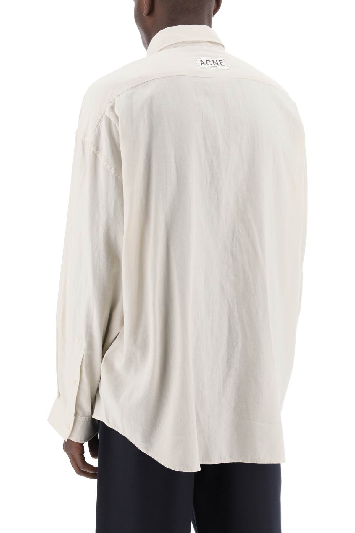 ACNE STUDIOS Relaxed Fit Button-Down Shirt - Size 46