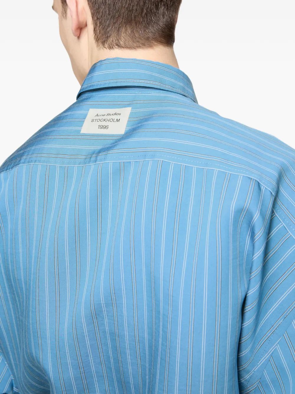 ACNE STUDIOS Soffia Round Shirting Blend Shirt - FW25