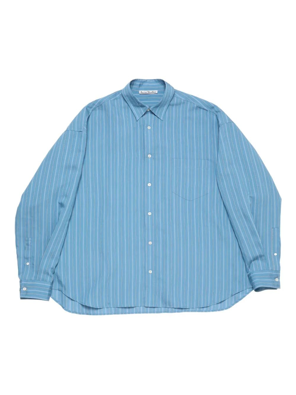ACNE STUDIOS Soffia Round Shirting Blend Shirt - FW25