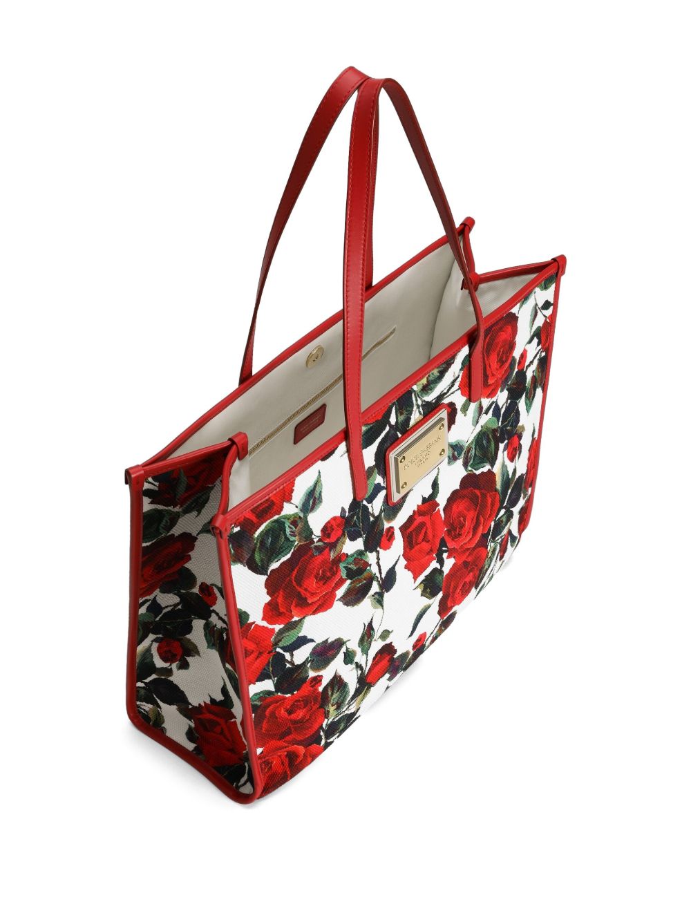 DOLCE & GABBANA Large Canvas Tote Handbag