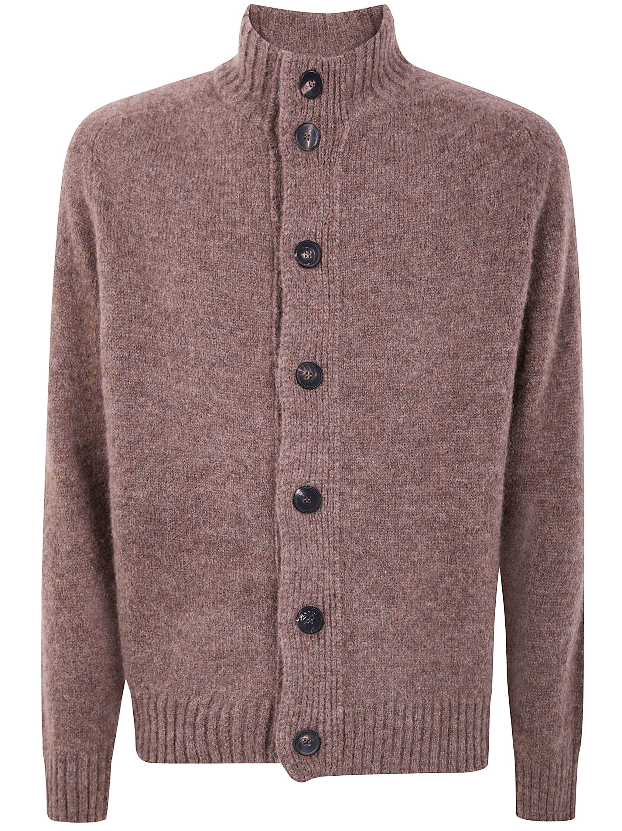 FILIPPO DE LAURENTIIS Buttoned Raglan Sleeves Cardigan for Men