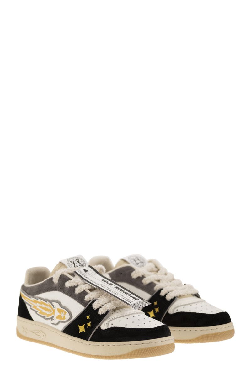 JAPAN ENTERPRISE Urban-Inspired EJ Rocket Sneakers - Men's 3.5 cm Sole Height