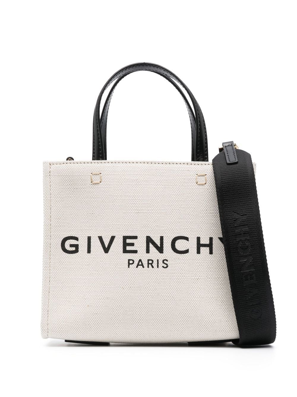 GIVENCHY Chic Mini Logo-Print Tote Handbag