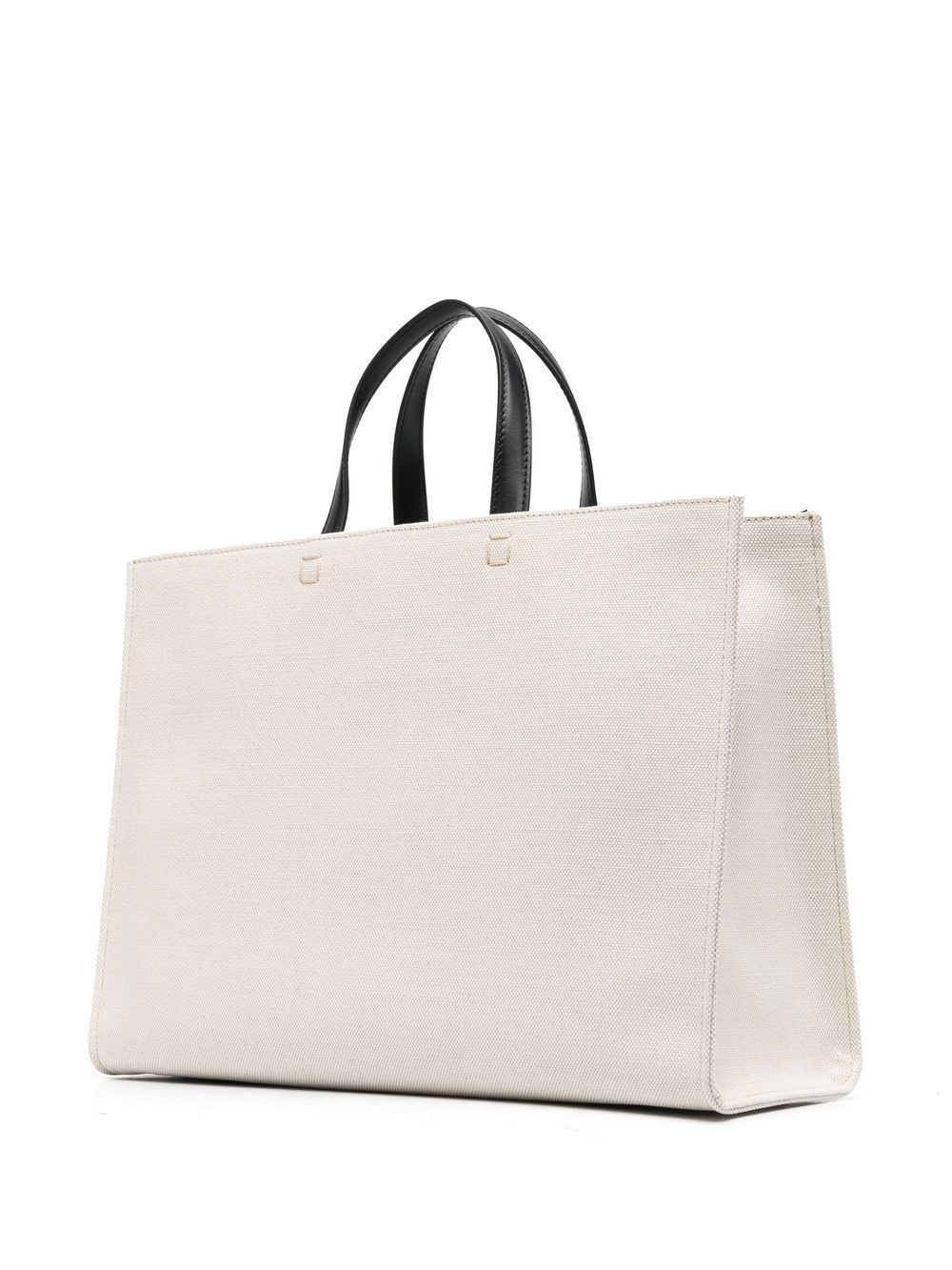 GIVENCHY Medium Canvas Logo Shopper Tote Handbag