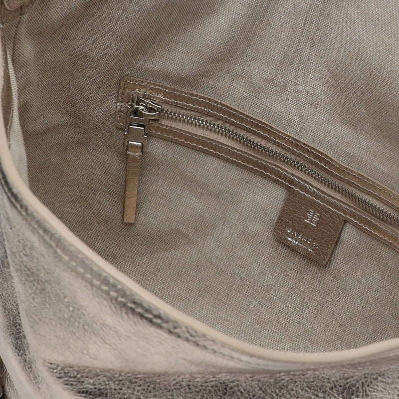 GIVENCHY Medium Laminated Leather Shoulder Handbag