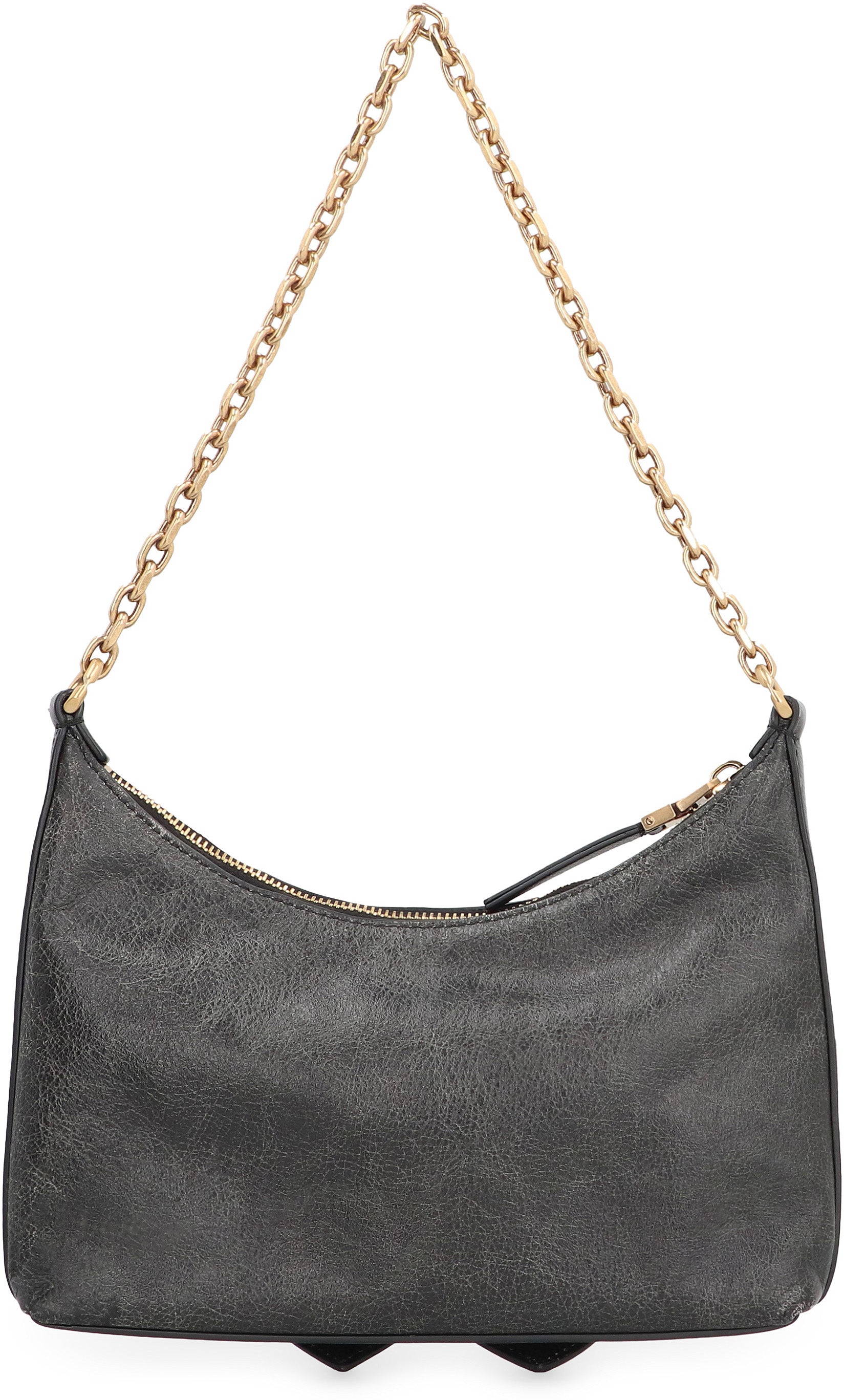 GIVENCHY Vintage Look Leather Shoulder Handbag - 22cm x 18cm