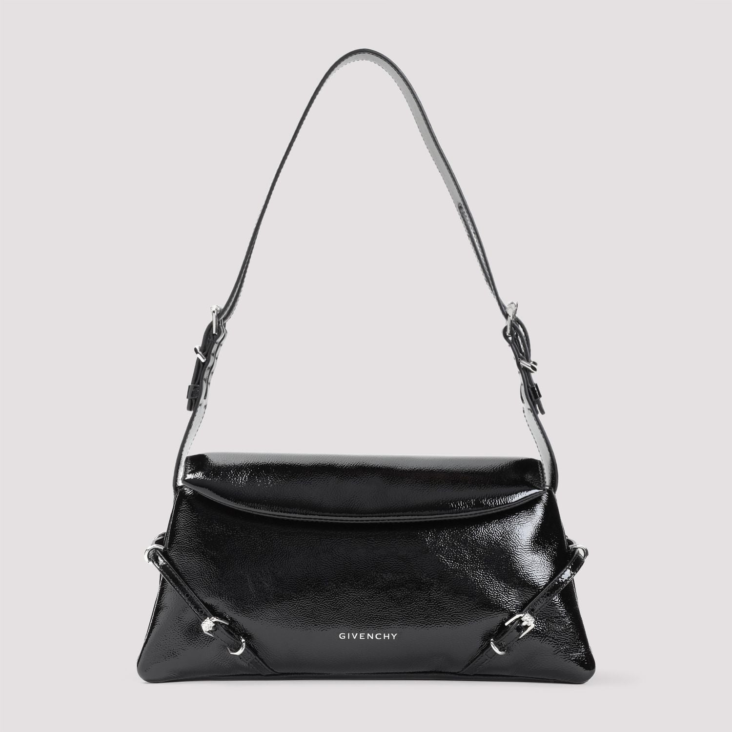 GIVENCHY Mini Leather Patent Shoulder Handbag