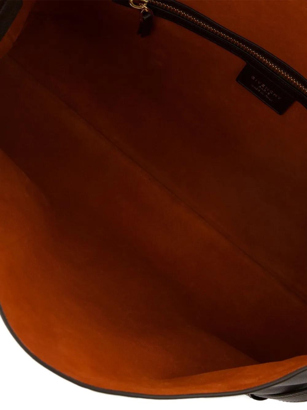 GIVENCHY Medium Vouyou Calfskin Shoulder Handbag with Buckle Fastening