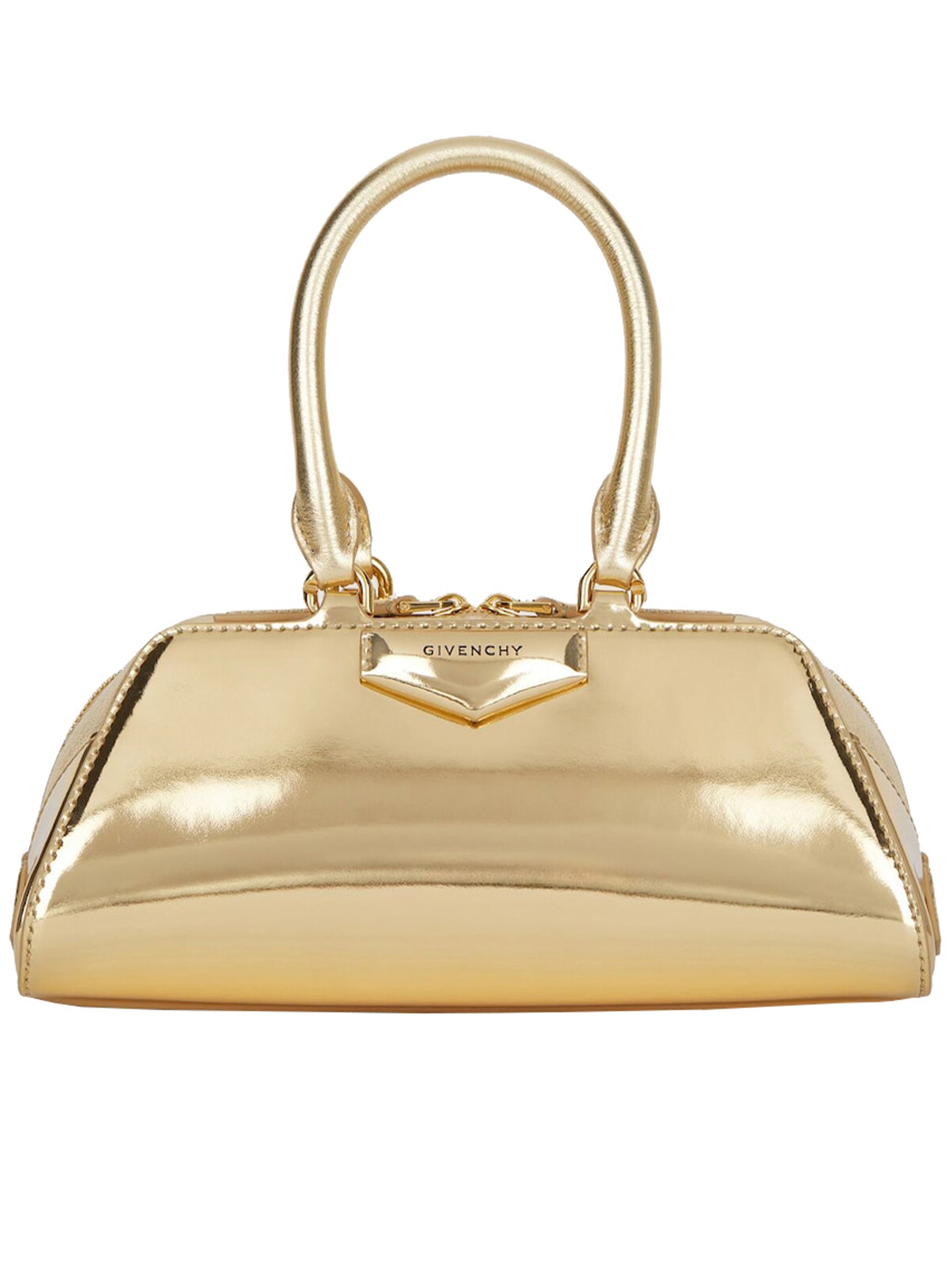 GIVENCHY Mini Metallic Leather Handbag