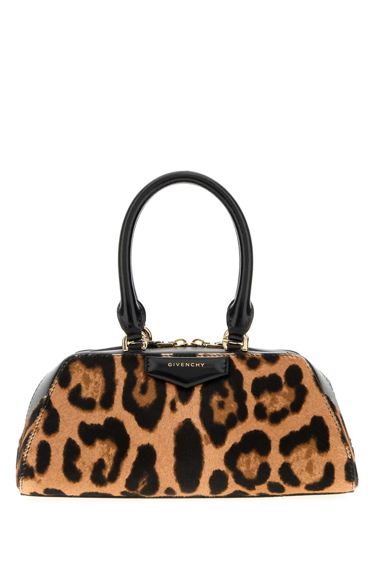 GIVENCHY Mini East-West Handbag in Leopard Print