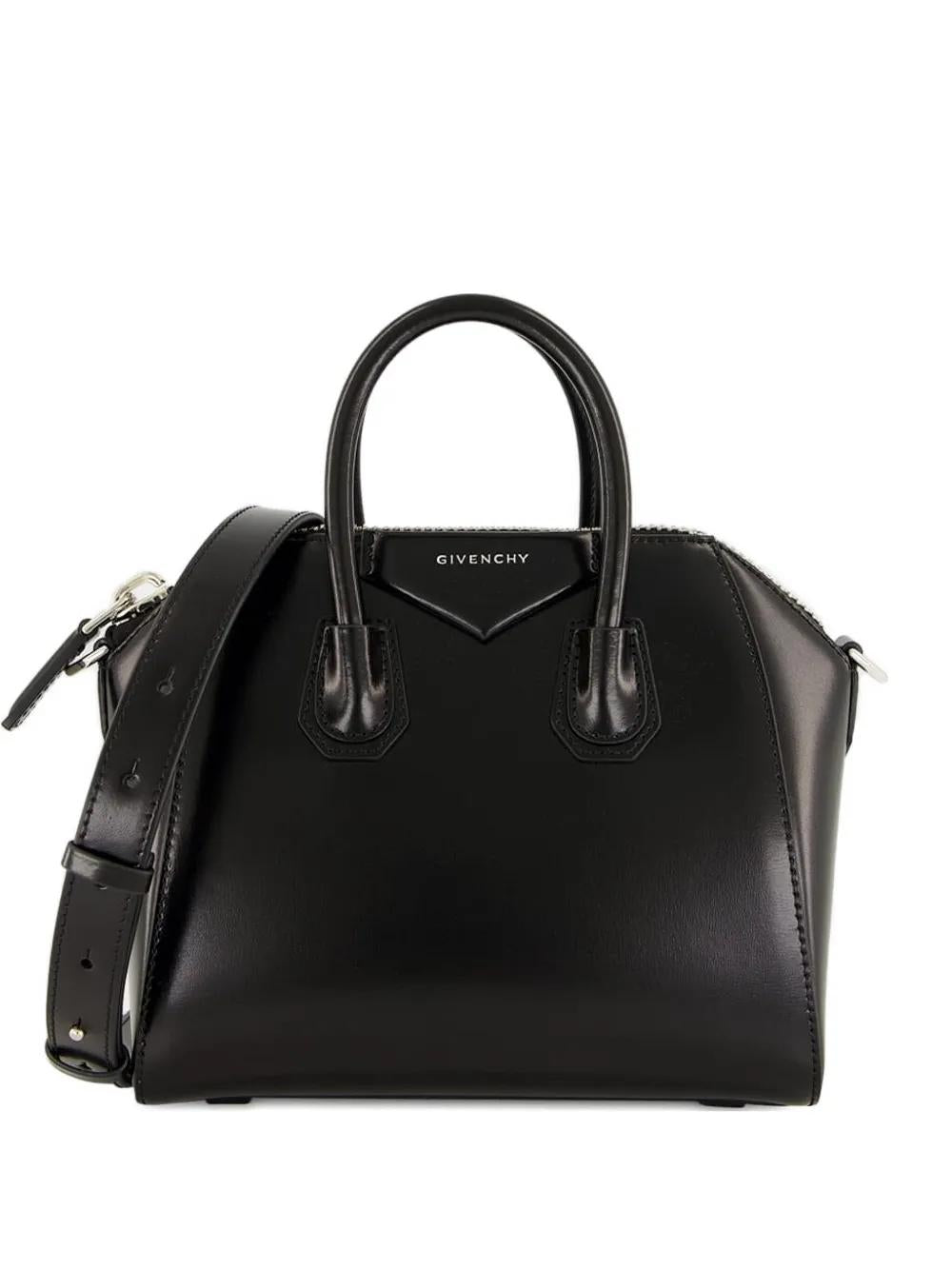 GIVENCHY Mini Leather Handbag with Adjustable Strap