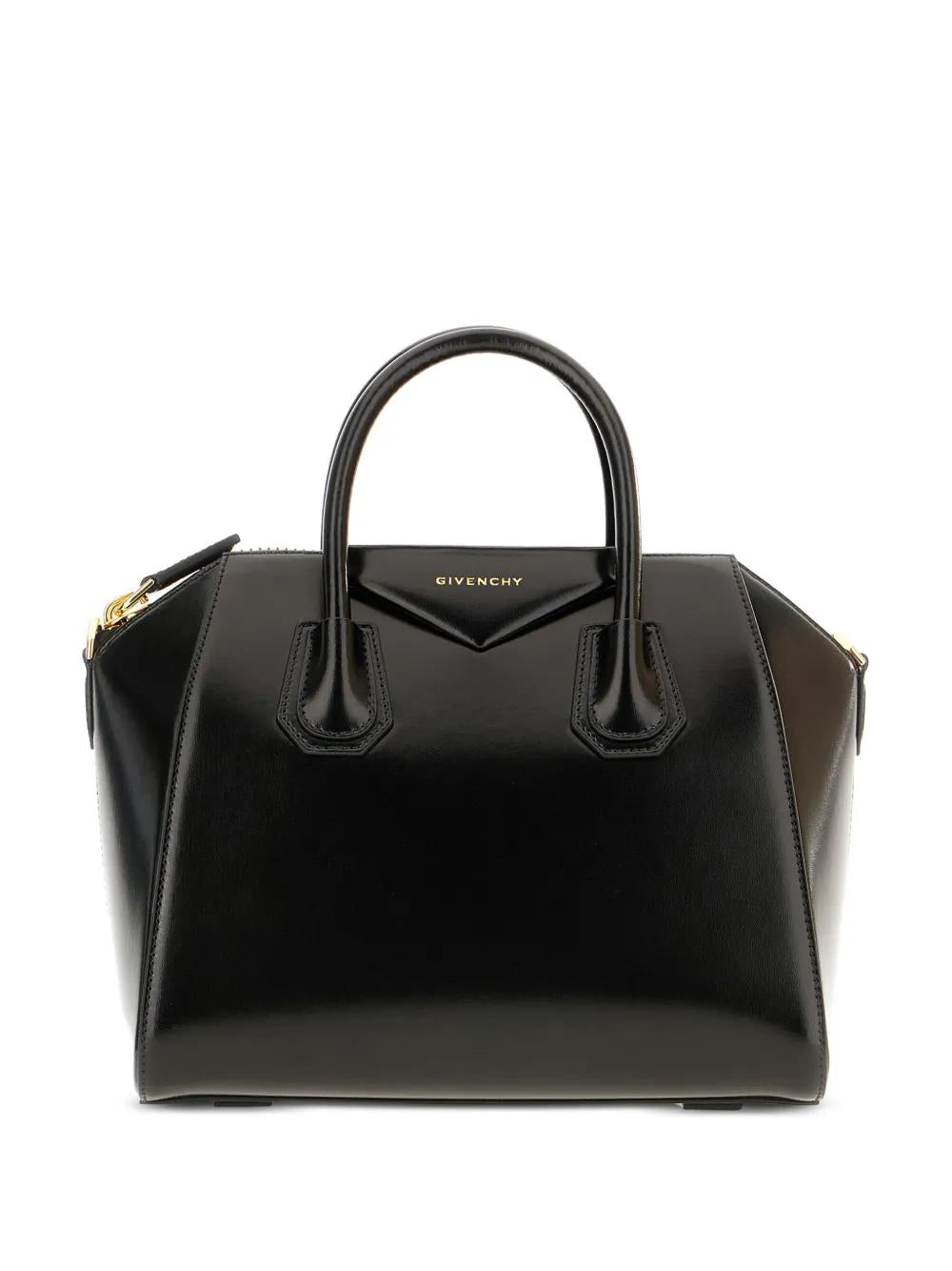 GIVENCHY Calfskin Mini Tote Handbag with Top Handle - Antigona