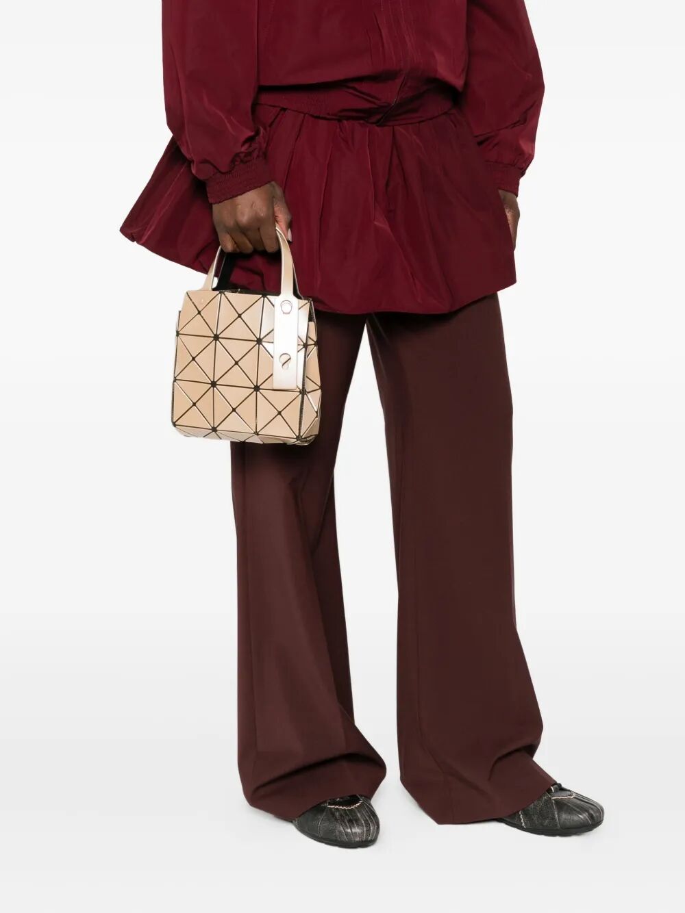 BAO BAO ISSEY MIYAKE Mini Handbag with Geometric Design