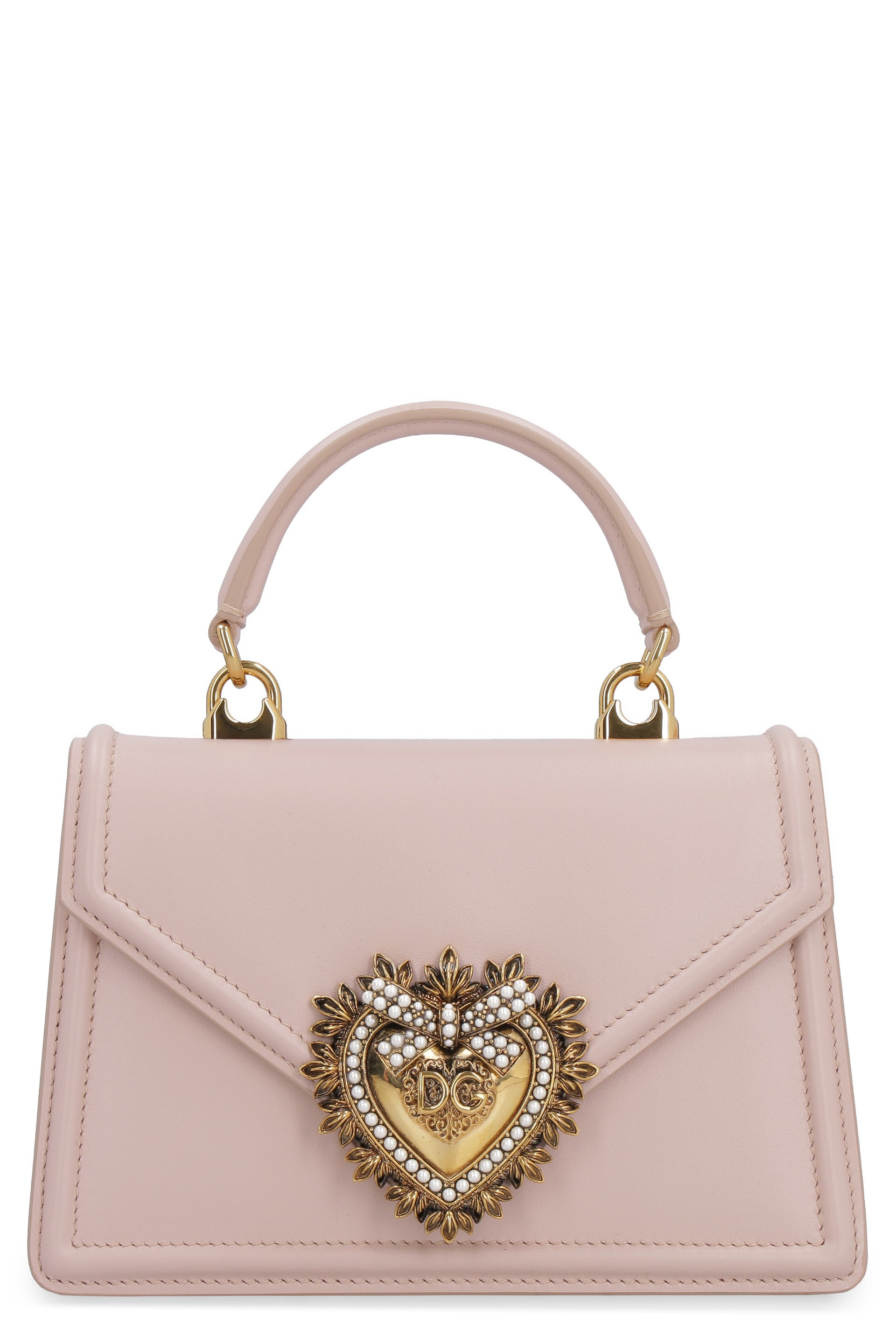 DOLCE & GABBANA Mini Top Handle Leather Handbag