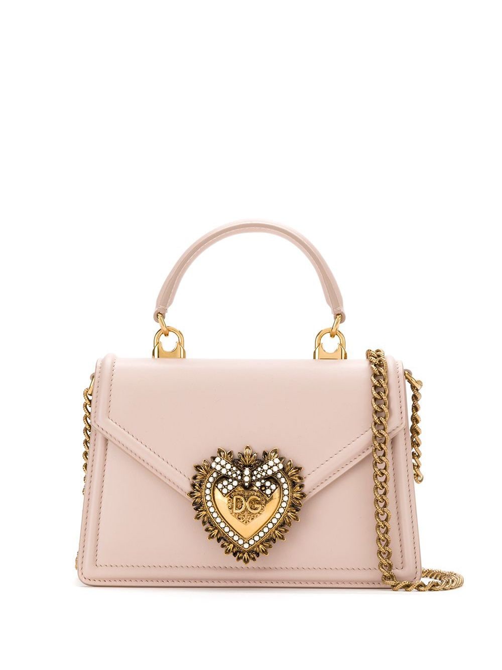 DOLCE & GABBANA Mini Leather Devotion Handbag