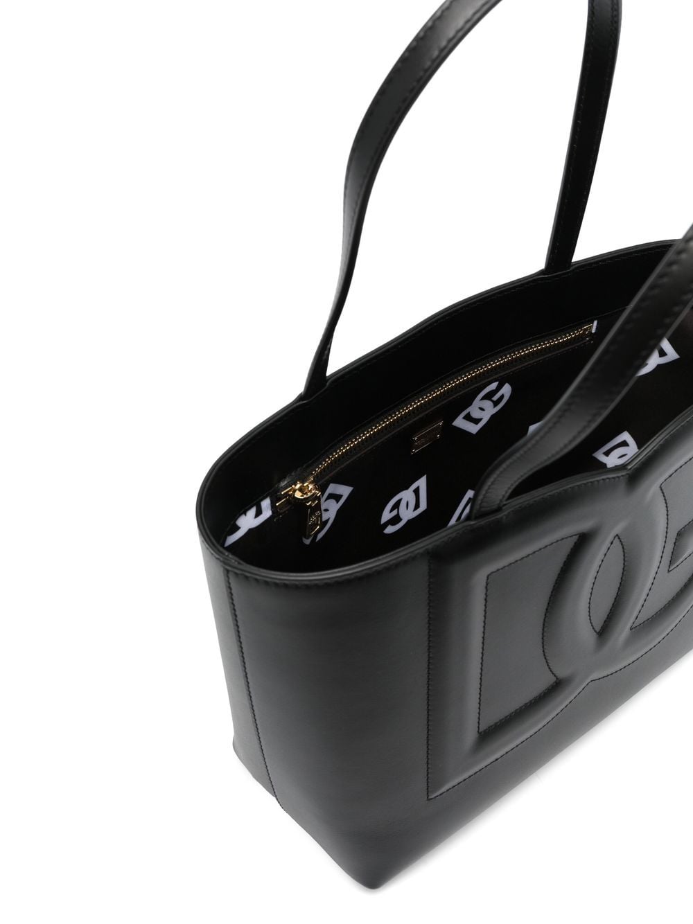 DOLCE & GABBANA Mini Shopping Handbag with DG Logo