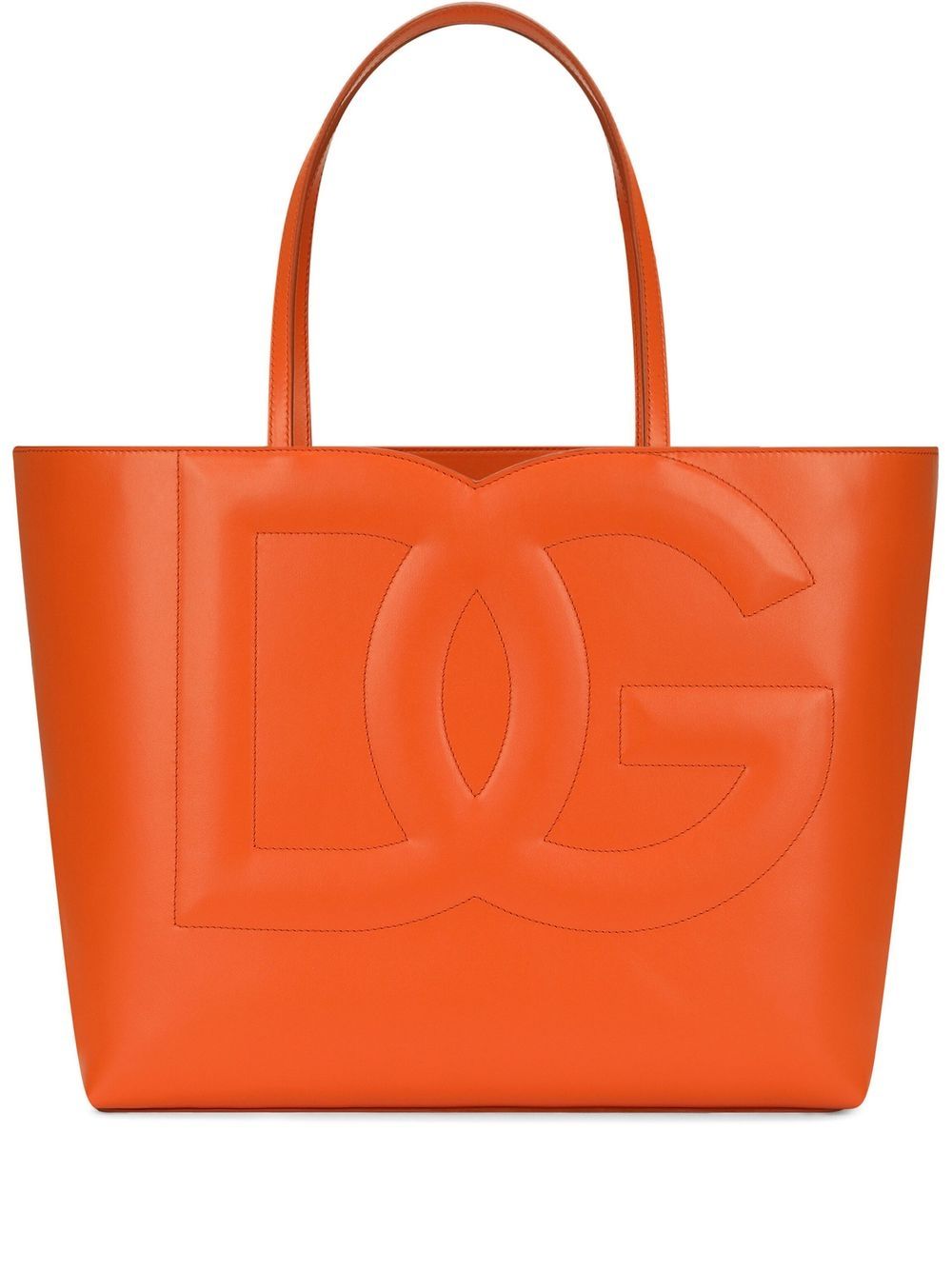 DOLCE & GABBANA Medium Logo Shopping Handbag
