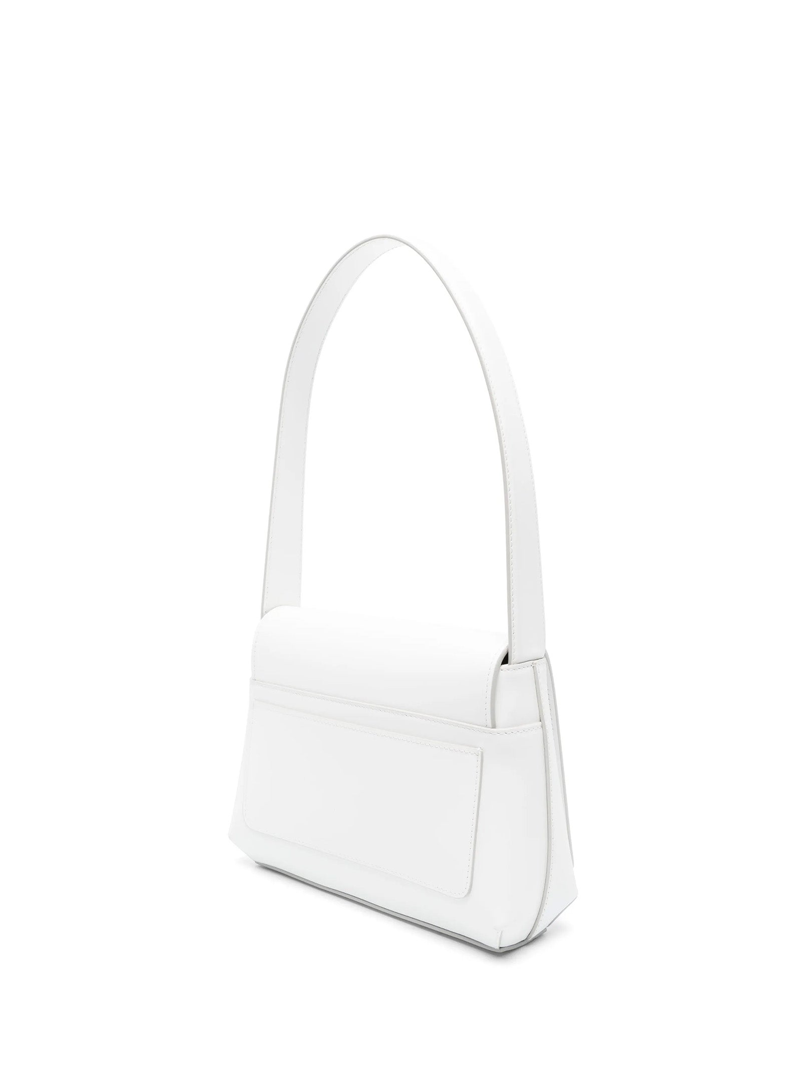 DOLCE & GABBANA Elegant Leather Shoulder Handbag with DG Logo - 23cm x 17.5cm x 7cm