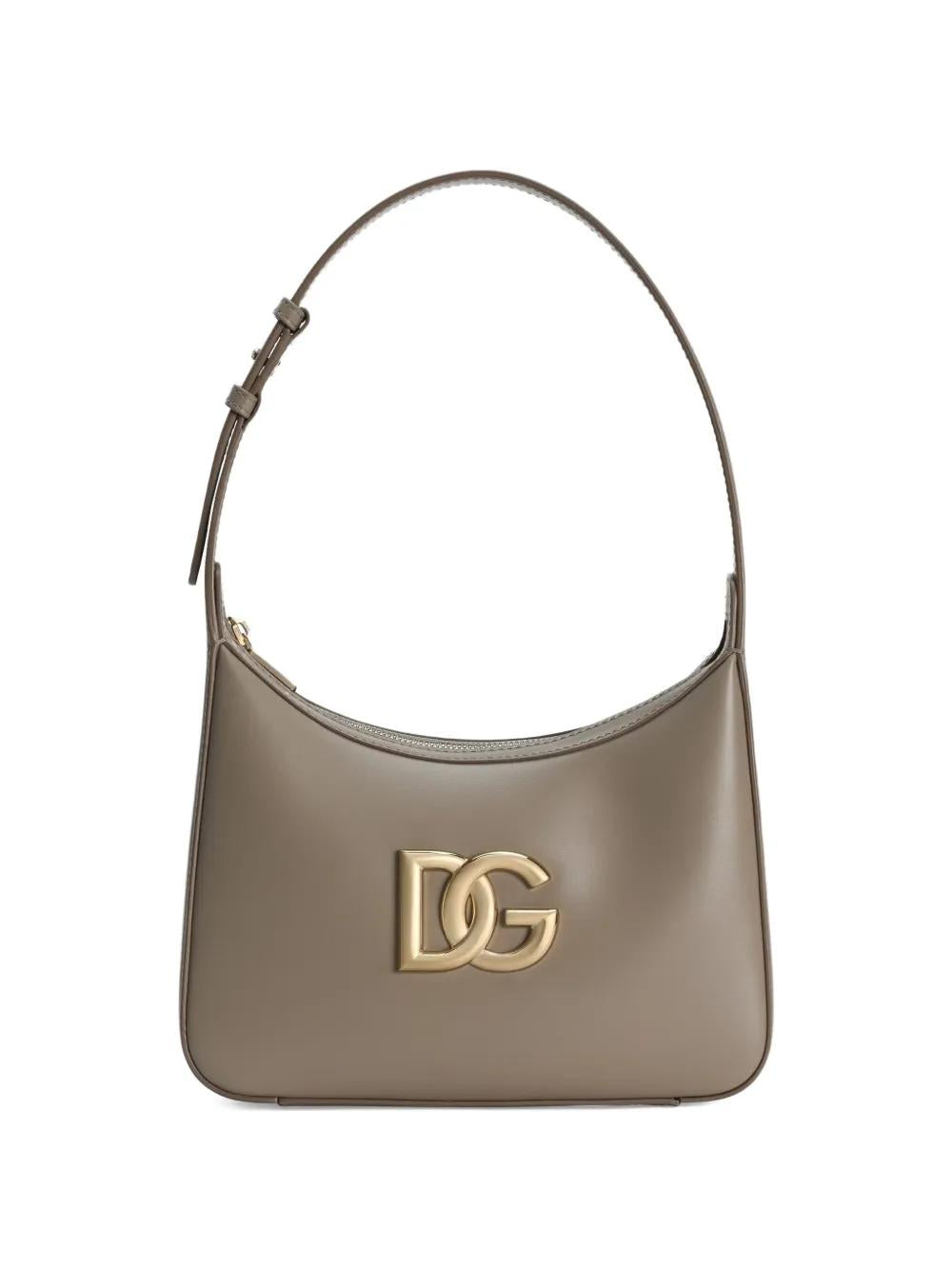 DOLCE & GABBANA Mini Shoulder Handbag with Zipper Fastening