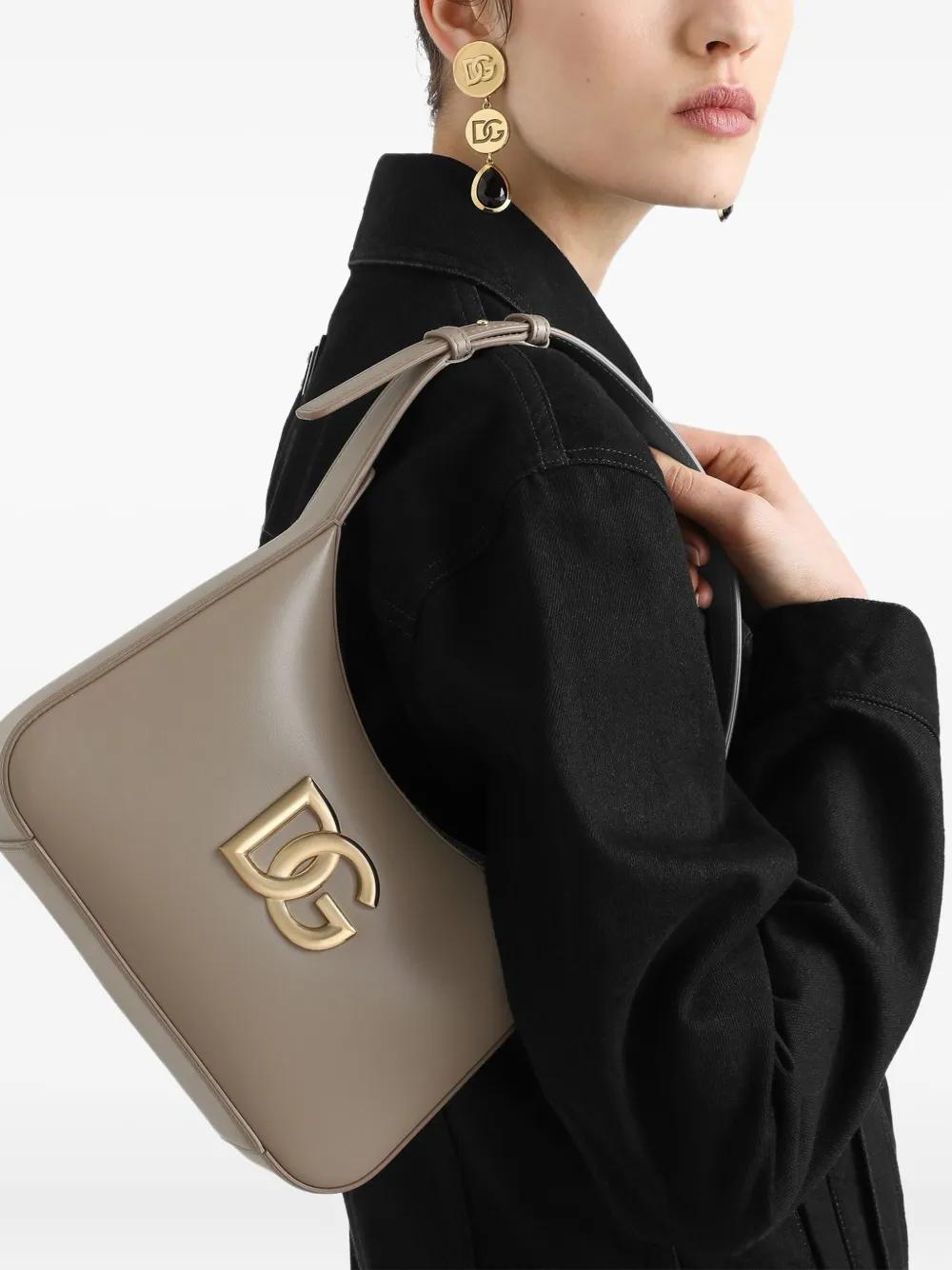 DOLCE & GABBANA Mini Shoulder Handbag with Zipper Fastening