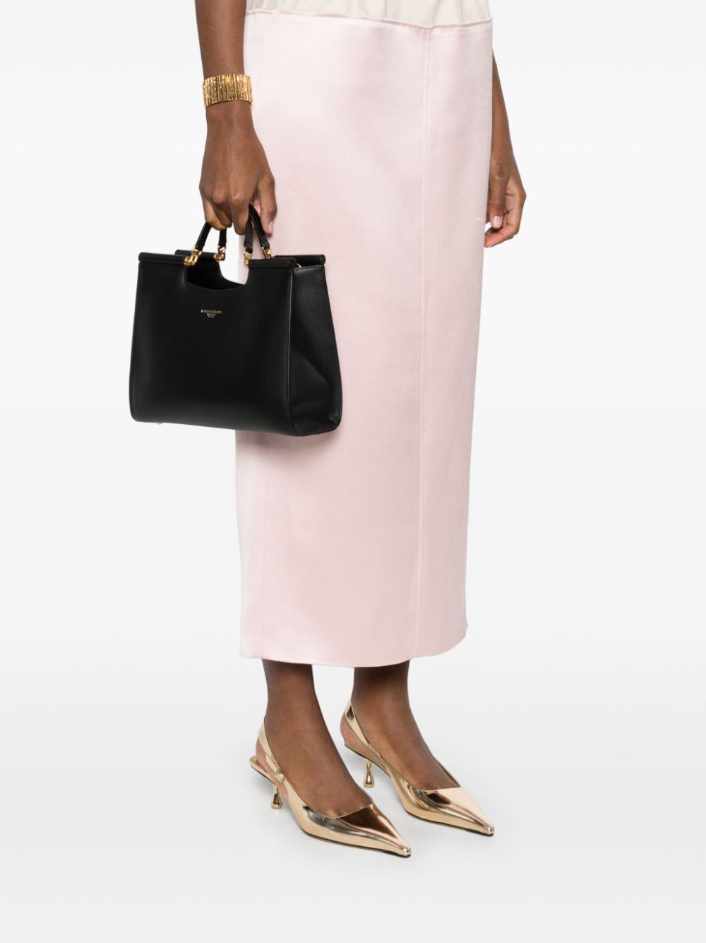 DOLCE & GABBANA Small Tote Handbag - Sicily Collection