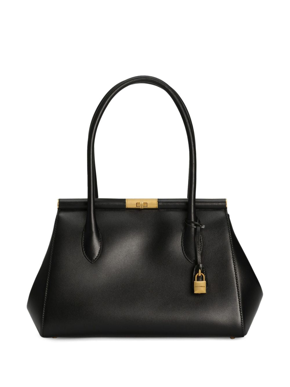 DOLCE & GABBANA Marlene Leather Shopping Handbag