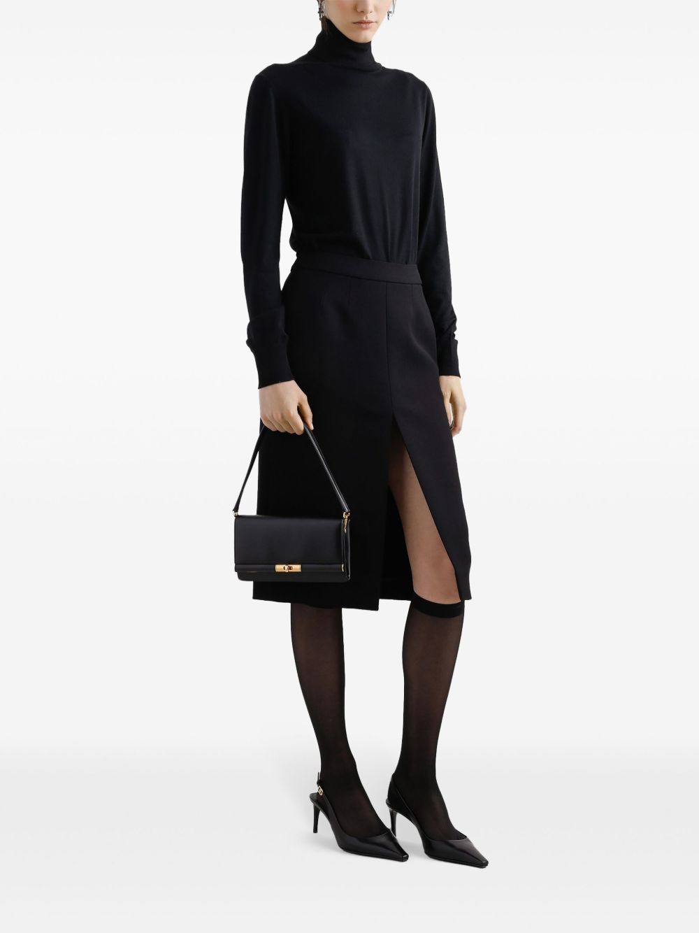 DOLCE & GABBANA Marlene Mini Leather Wallet Handbag