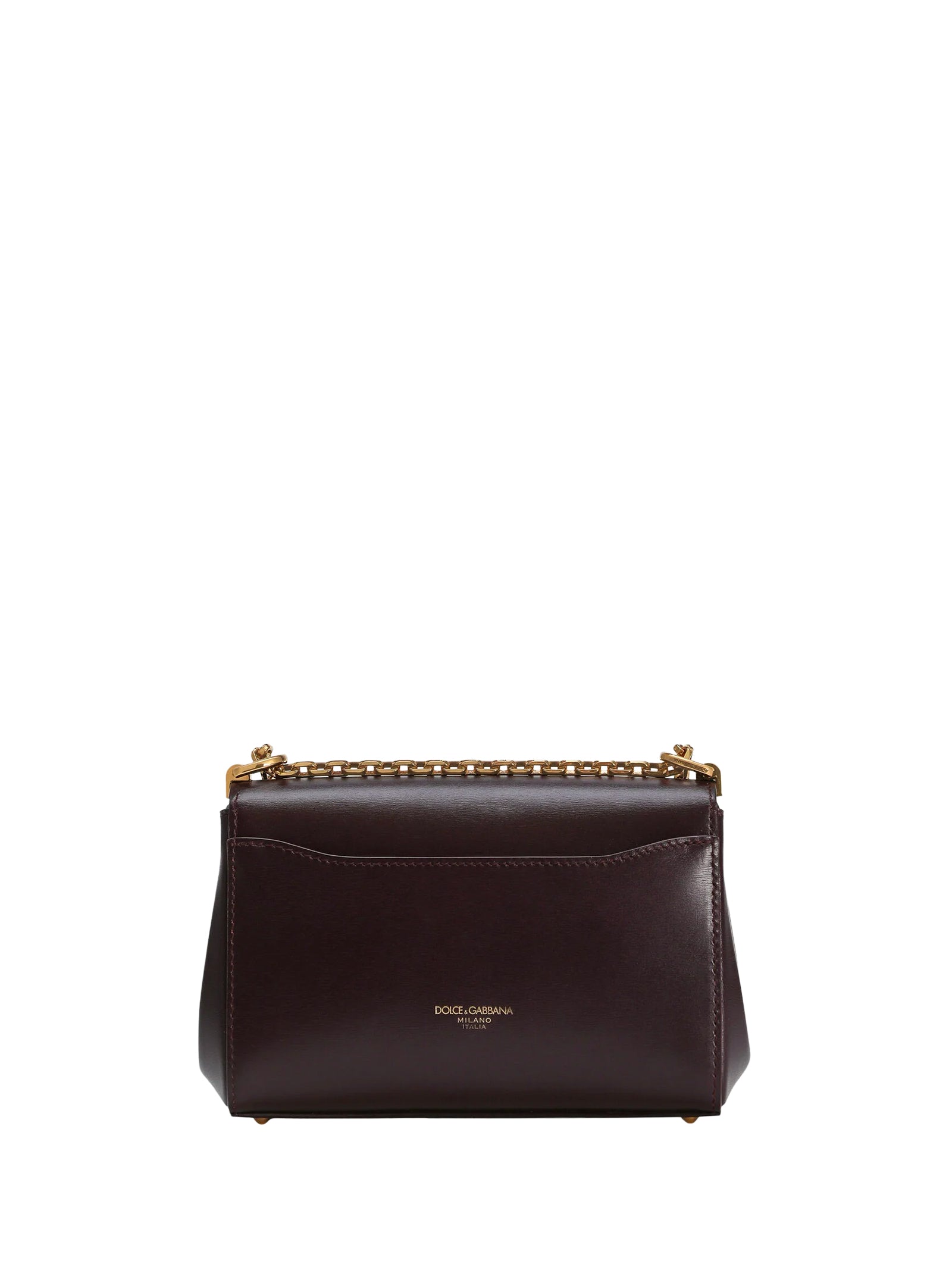 DOLCE & GABBANA Mini Marlene Grained Calfskin Shoulder Handbag