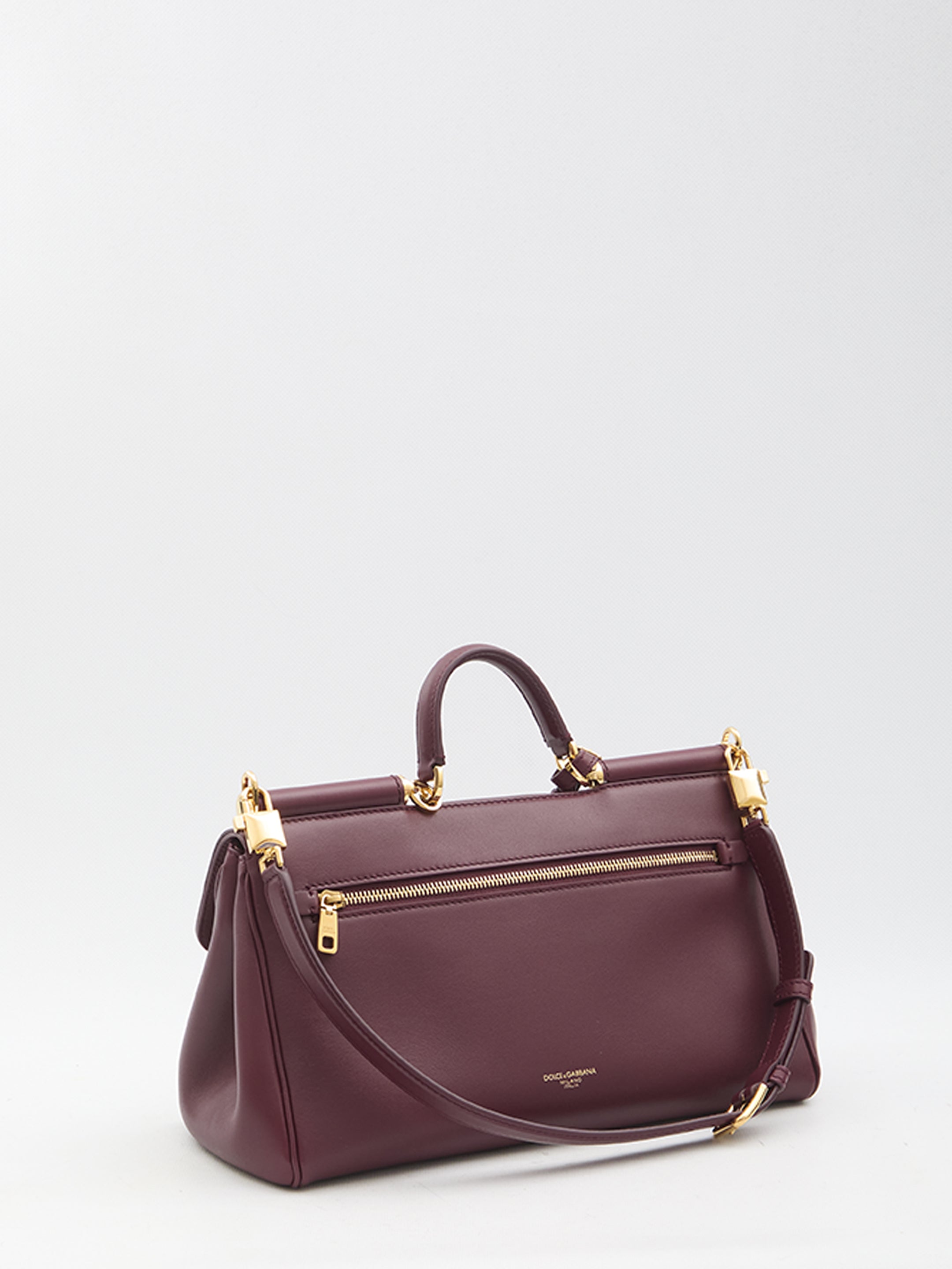 DOLCE & GABBANA Medium Handbag with Signature Style