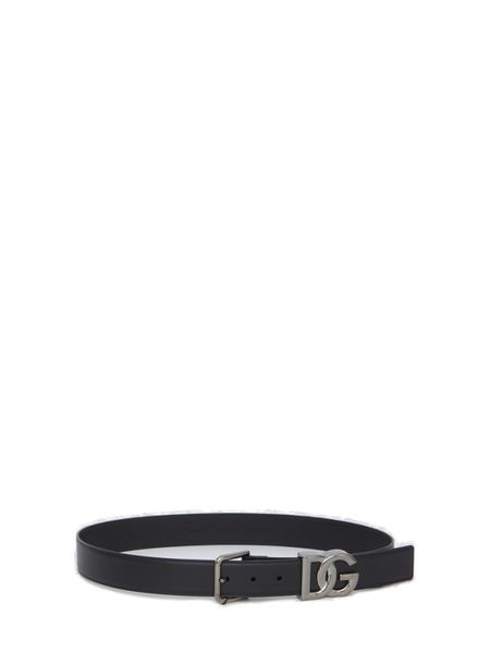DOLCE & GABBANA Classic Leather Belt for Men