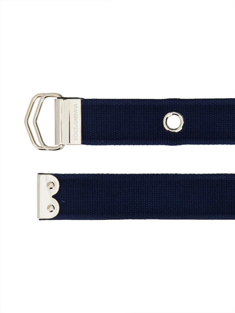 DOLCE & GABBANA Logo Belt for Men - SS24 Collection