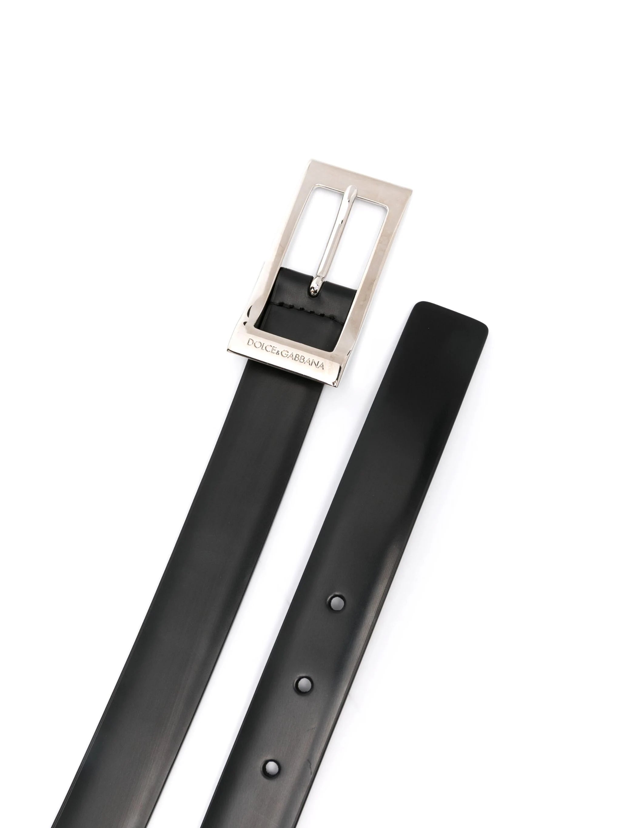 DOLCE & GABBANA Calfskin Leather Belt for Men - FW25 Collection