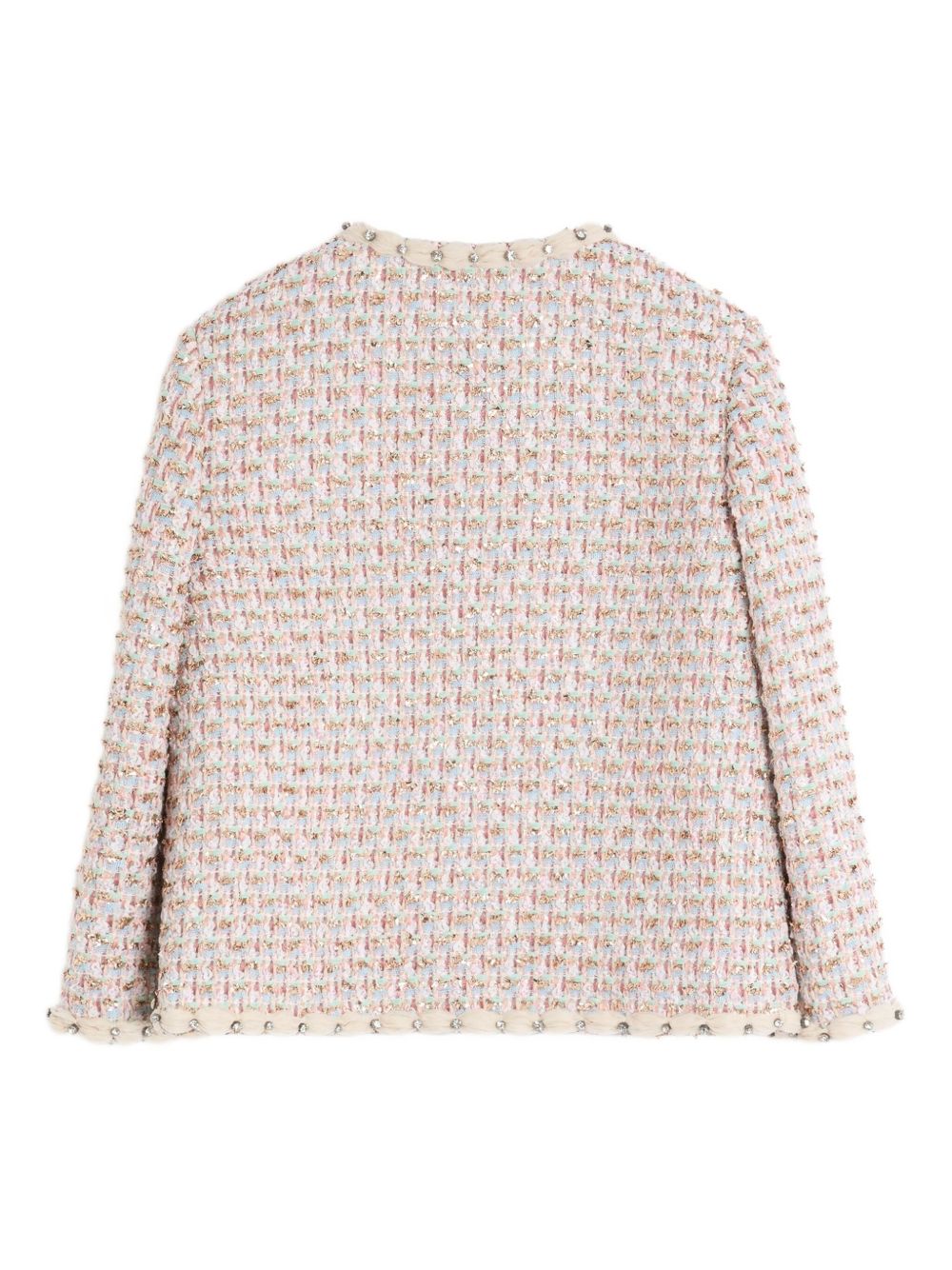 VALENTINO Chic Tweed Mini Short Jacket
