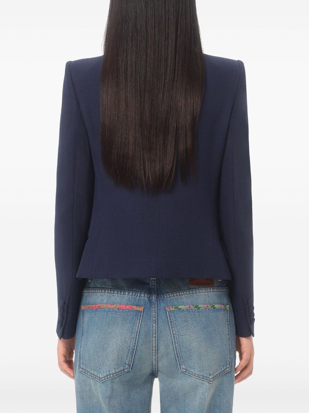 VALENTINO Bow Single-Breasted Jacket