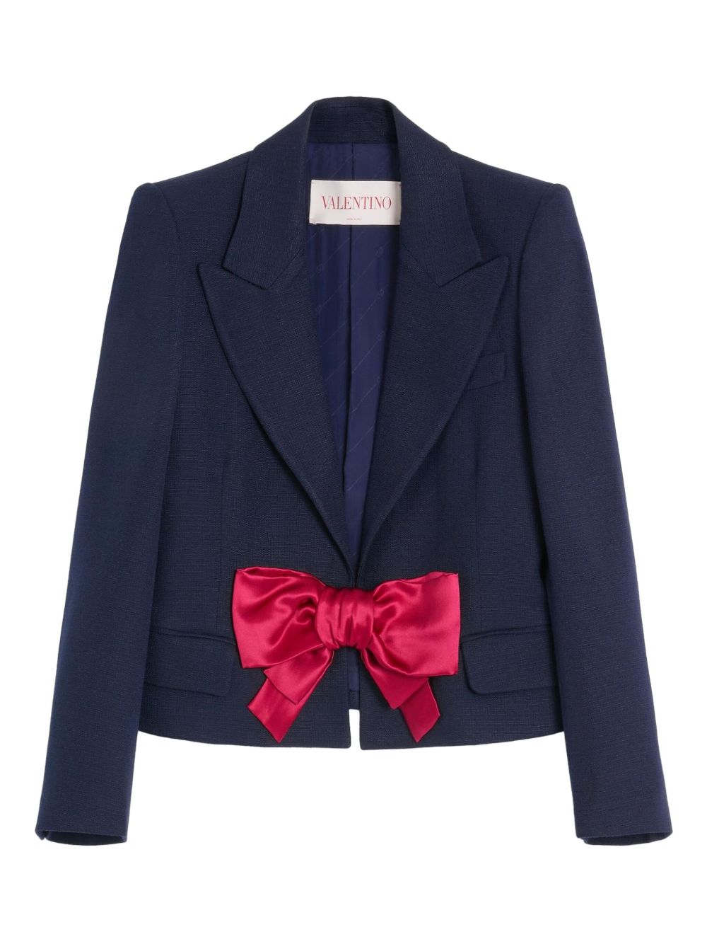 VALENTINO Bow Single-Breasted Jacket