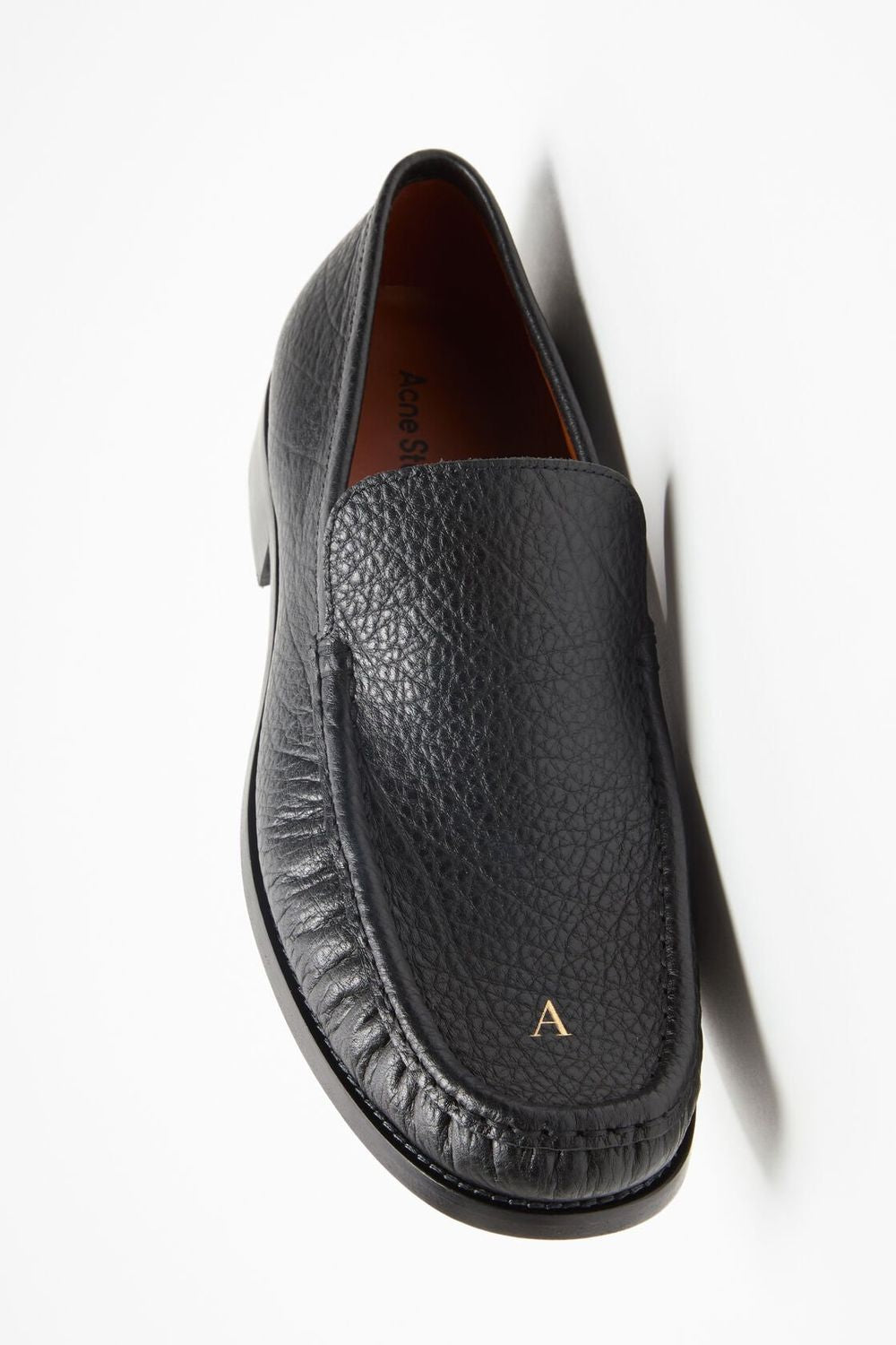ACNE STUDIOS Light Grainy Moccasins for Men