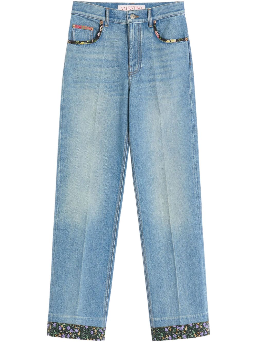 VALENTINO Denim Cotton Jeans with Classic Fit for Women