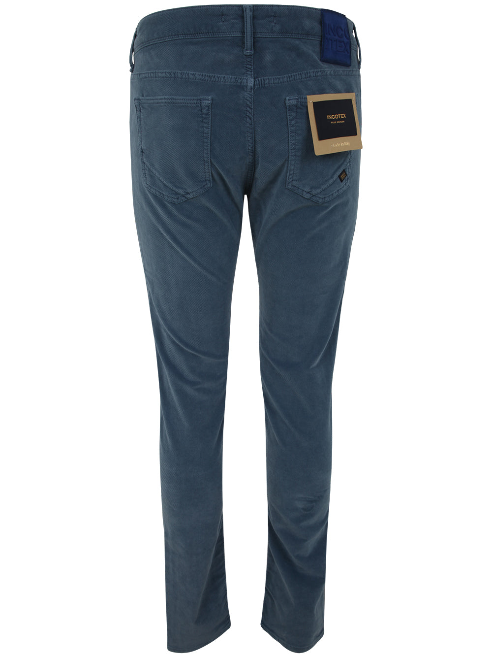 INCOTEX Classic 5-Pocket Straight Vintage Pants for Men