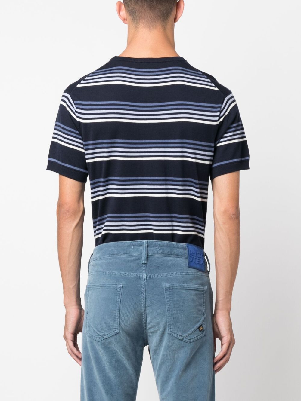 INCOTEX Classic 5-Pocket Straight Vintage Pants for Men