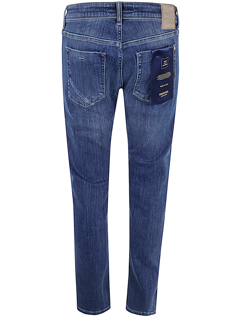 INCOTEX 5-Pocket Stretch Denim Pants for Men - FW24 Edition