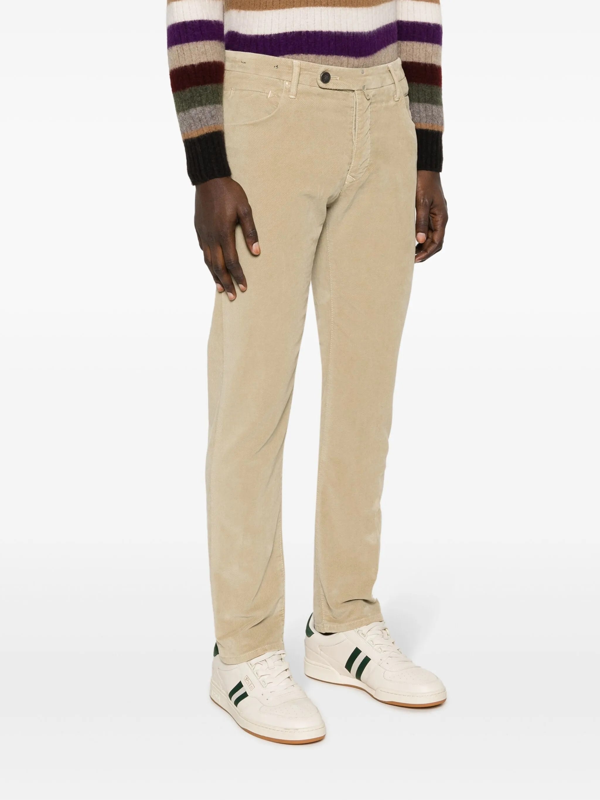 INCOTEX Vintage Style Straight Trousers for Men