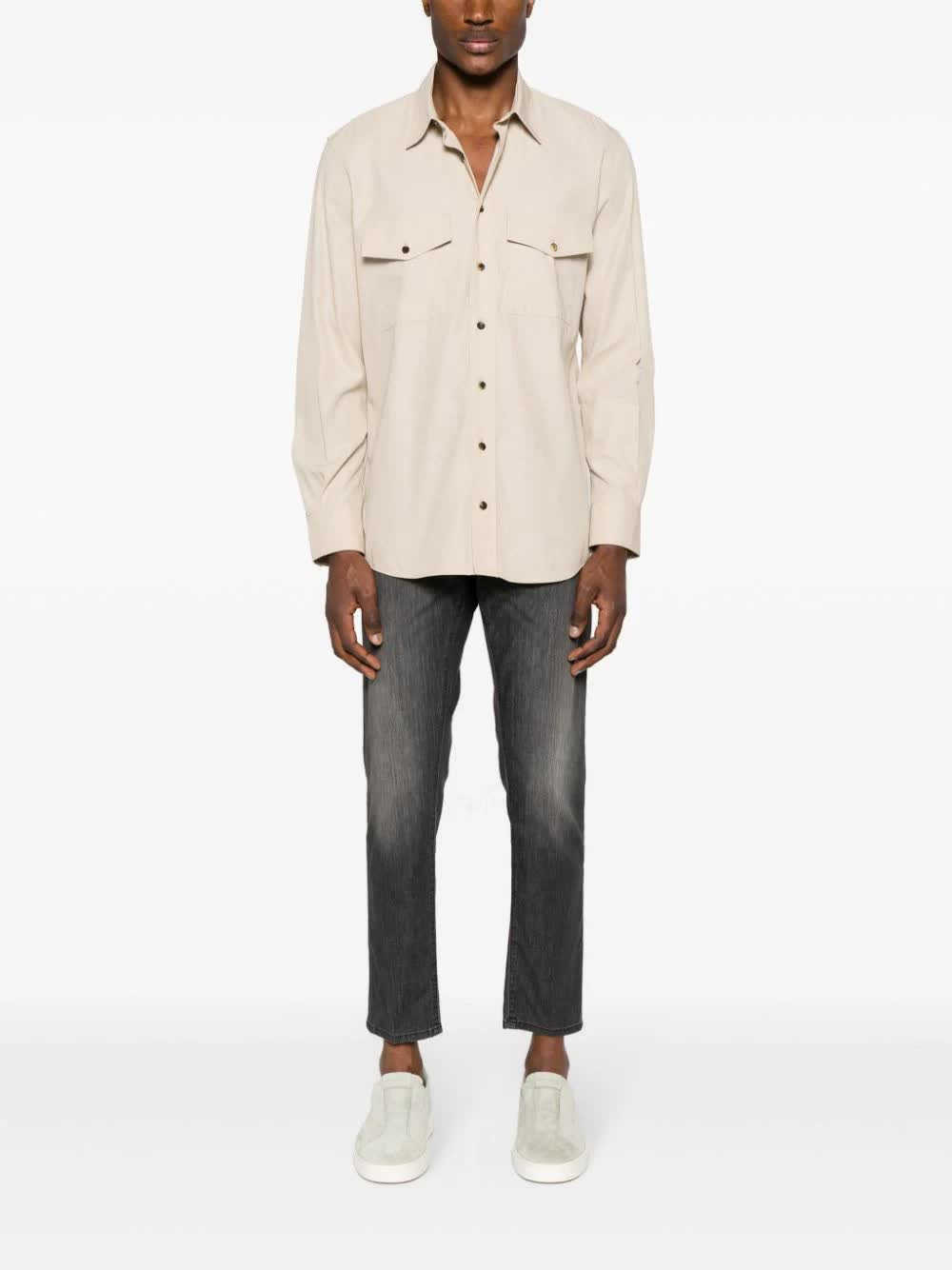 INCOTEX Slim Fit Denim Trousers for Men - SS24