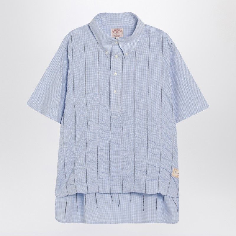 BRAIN DEAD Collaboration Checkered Short Sleeve Shirt