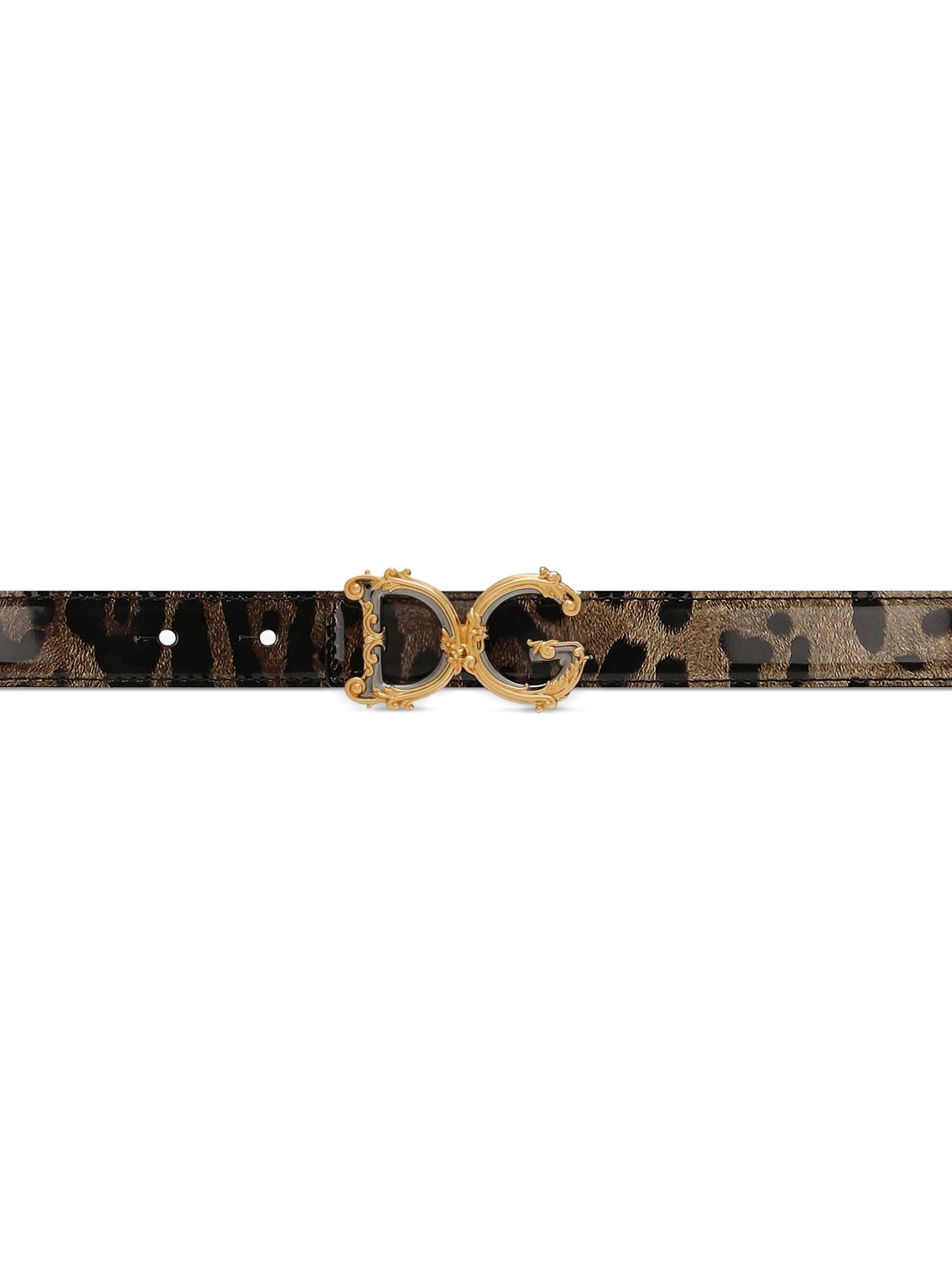 DOLCE & GABBANA Stylish DG Girls Leather Belt - FW25 Collection
