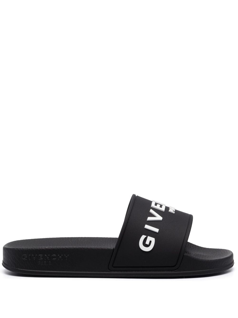 GIVENCHY Logo Debossed Slide Sandals