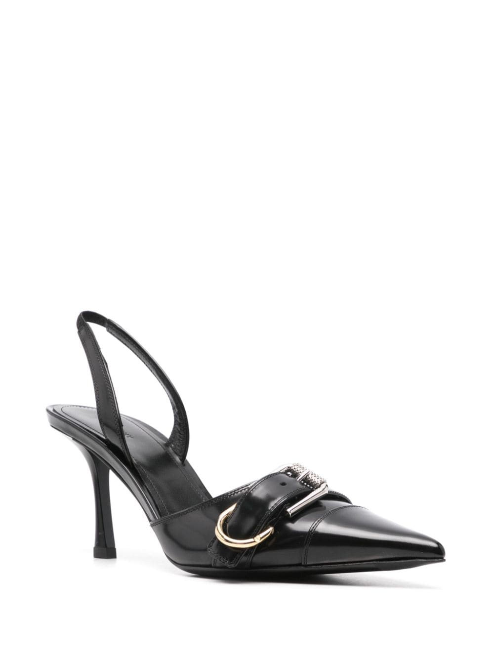 GIVENCHY Stunning Leather Pumps with Decorative Buckle Detail