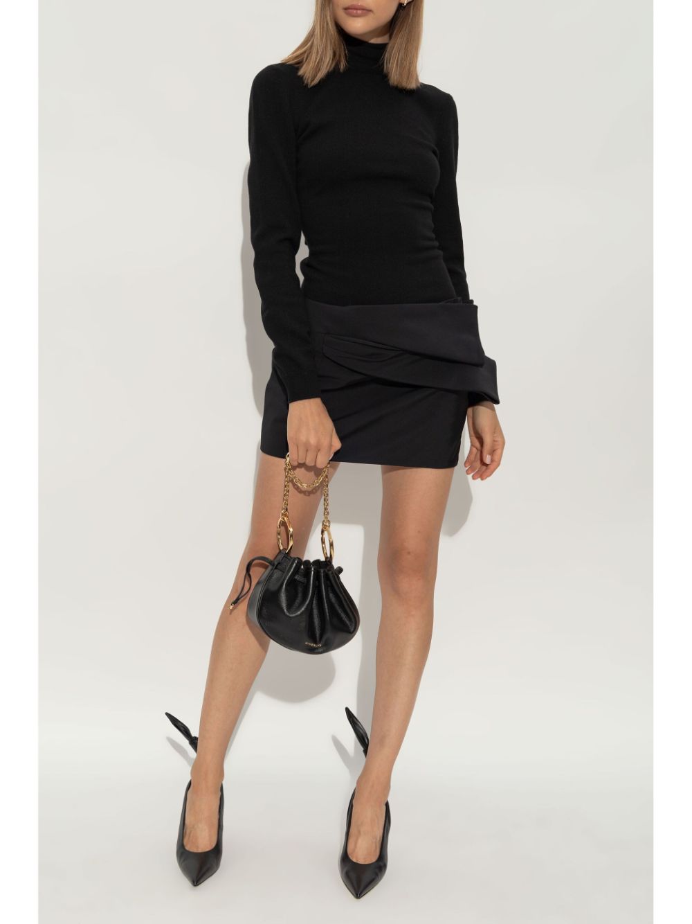 GIVENCHY Sleek Nappa Leather Beauw Pumps 95mm