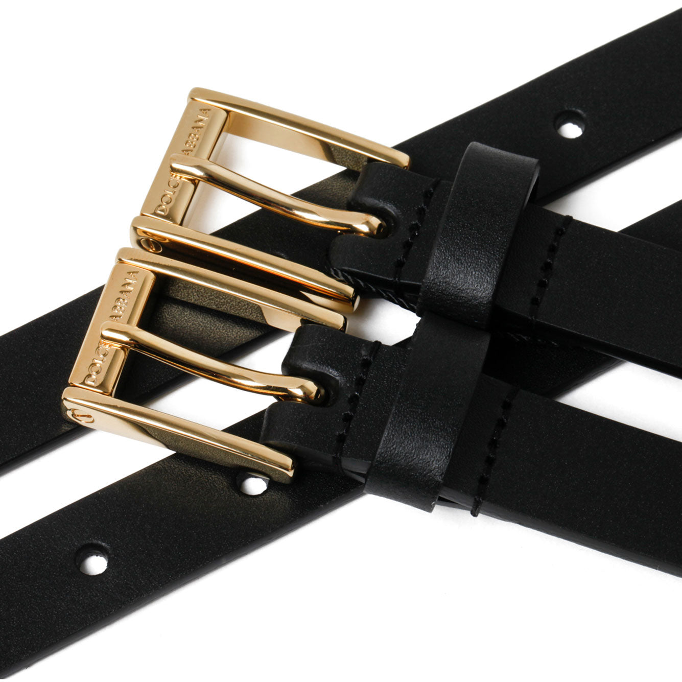 DOLCE & GABBANA 100% Leather Women's Belt