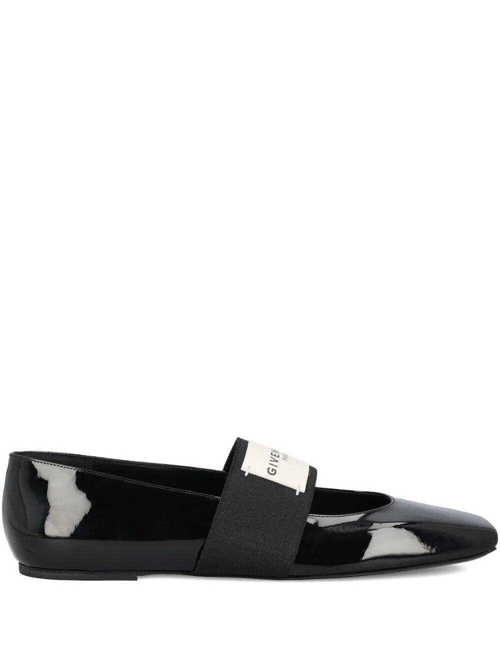 GIVENCHY Sliced Square Ballerinas - Patent Leather