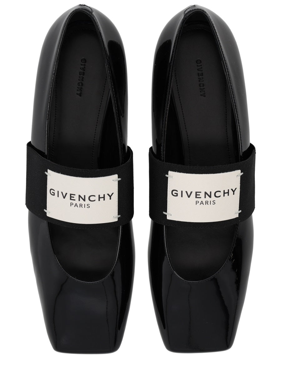GIVENCHY Sliced Square Ballerinas - Women's Flat Shoes